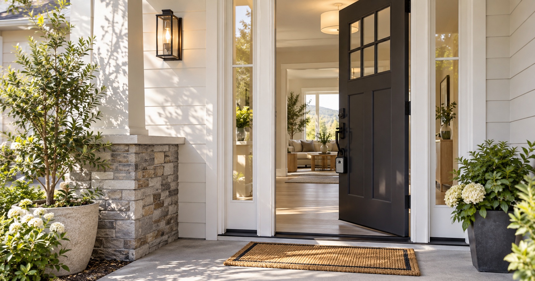 Bay Area rental home entry ready for tenant showings