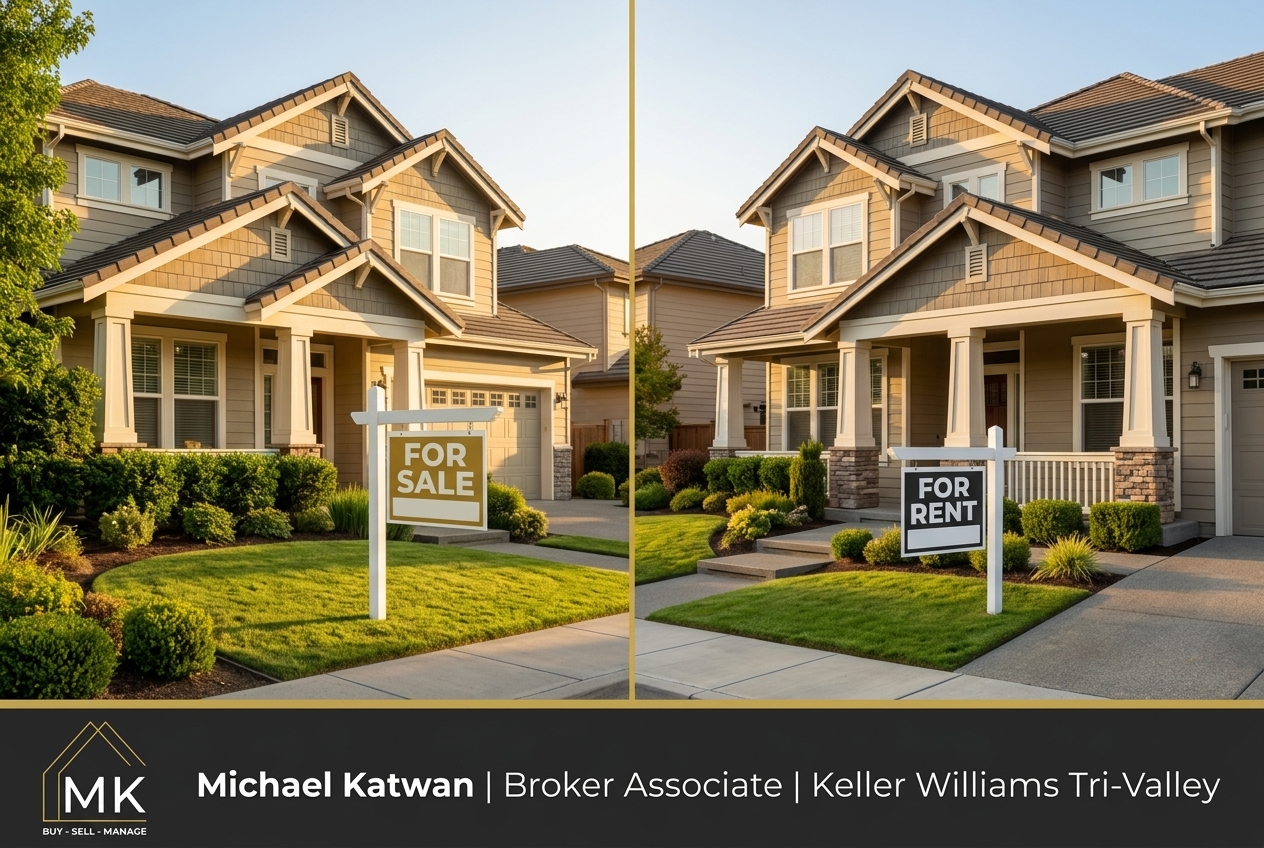 Should You Sell or Rent Out Your Bay Area Home? — For Sale vs For Rent comparison